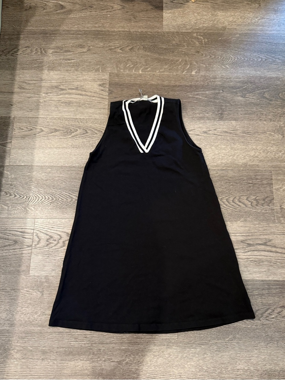 Asos black cotton dress